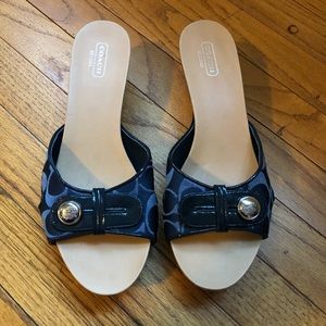 Blue Sandals by Coach
